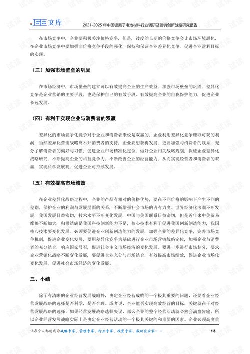 2021 2025年中国锂离子电池材料行业调研及营销创新战略研究报告.pdf